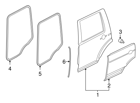 LR3 DOOR & COMPONENTS 2
