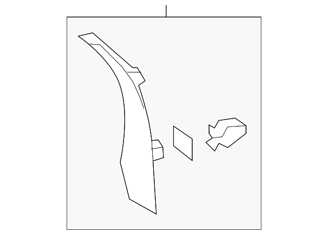 970-555-181-00-6L0 Деталь WNDSHLD PLR TRIM, LEFT