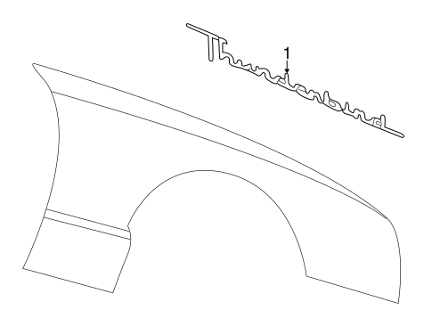 Thunderbird EXTERIOR TRIM - QUARTER PANEL