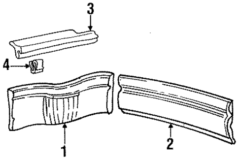 TC Maserati INTERIOR TRIM - QUARTER PANELS