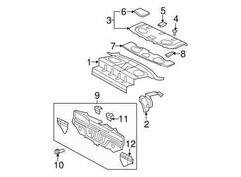 BODY/REAR BODY for 2009 Toyota Yaris #1