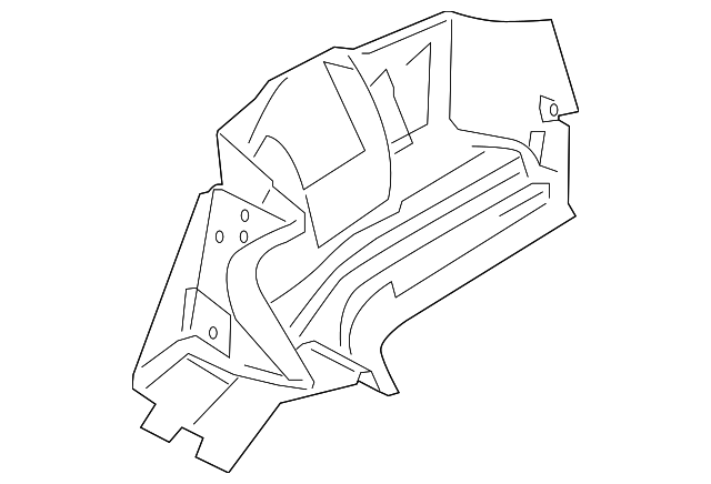 8A5Z-5445422-AA Деталь TRUNK SIDE TRIM, RIGHT