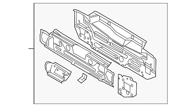 8S4Z-5440320-A Деталь REAR BODY PANEL