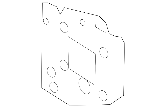 2M5Z-17C914-AA Деталь BUMPER BRACKET, LEFT
