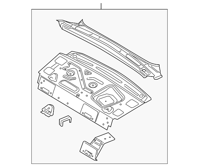 8S4Z-5446506-B Деталь PKG TRAY PANEL