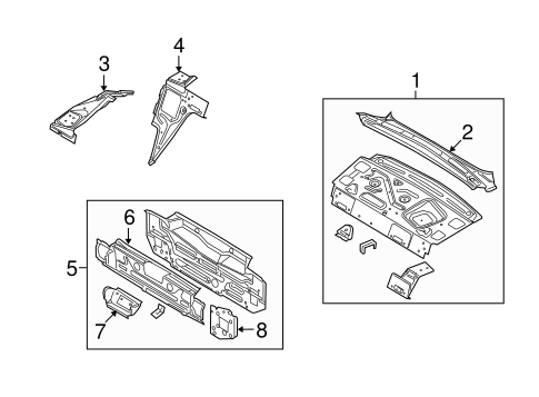 Body/Rear Body for 2009 Ford Focus #1