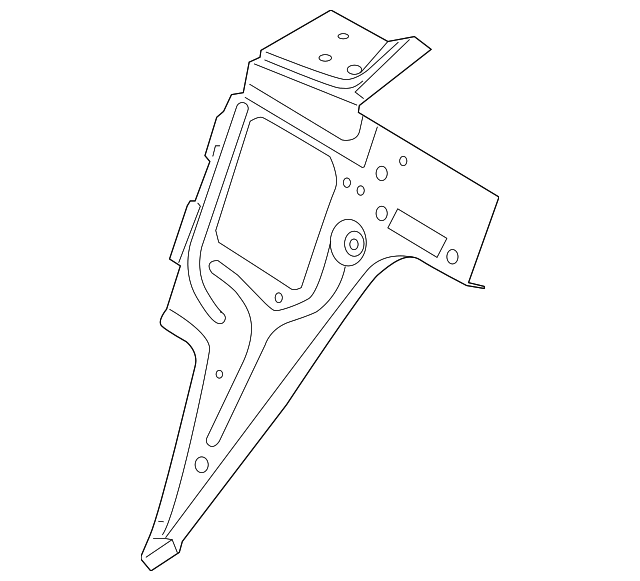 8S4Z-54465K02-A Деталь OUTER PANEL, RIGHT