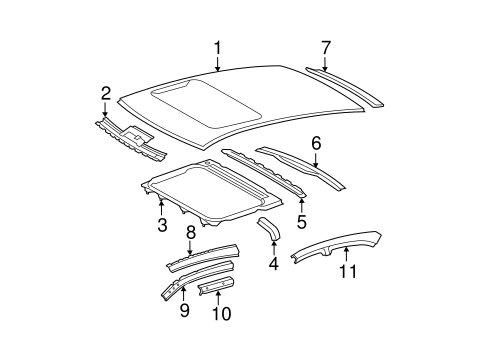 BODY/ROOF & COMPONENTS for 2007 Toyota Camry #1