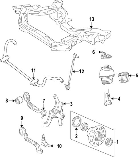 Upper Control Arm for 2015 Mercedes-Benz CLS 550 #0