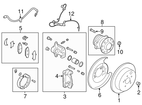 BRAKES/REAR BRAKES for 2015 Scion FR-S #2