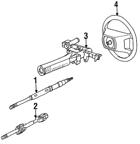 928 STEERING COLUMN & WHEEL