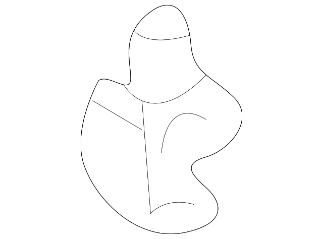 88970402 Деталь SUNVISOR HOLDER, LEFT