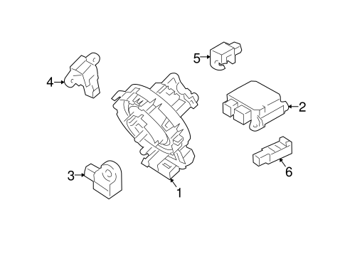 Electrical/Air Bag Components for 2017 Ford Fiesta #1