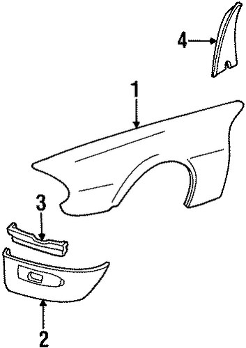 XJS FENDER & COMPONENTS