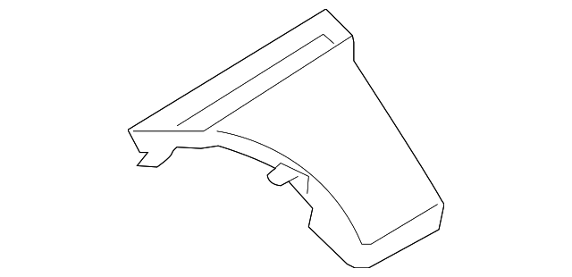 LR007284 Деталь DEFROSTER DUCT, LEFT