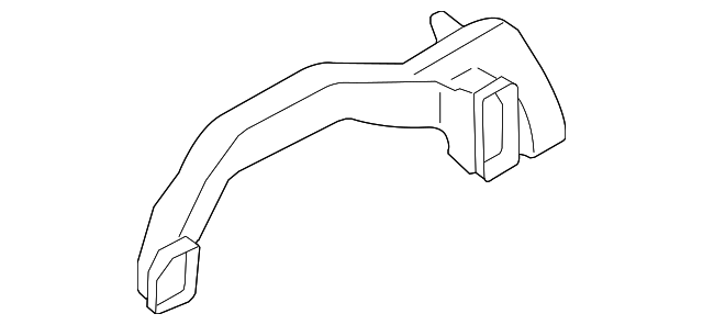 LR007281 Деталь OUTLET DUCT, LEFT