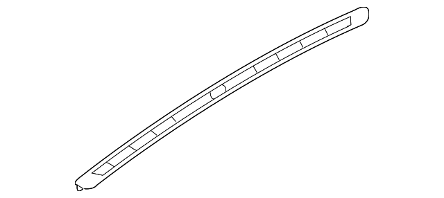 LR010242 Деталь DEFROSTER GRILLE