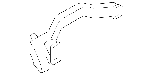 LR007280 Деталь OUTLET DUCT, RIGHT