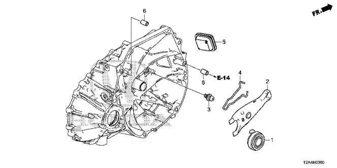 TRANSMISSION - MANUAL/MT CLUTCH RELEASE for 2013 Honda ACCORD SEDAN #1