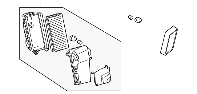 955-110-022-50 Деталь AIR CLEANER, RIGHT