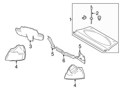 Focus INTERIOR TRIM - REAR BODY