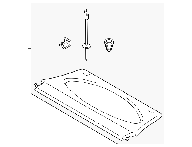 5S4Z-6146668-AAB Деталь PKG TRAY TRIM