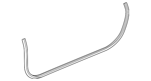 T2R9089 Деталь DOOR W'STRIP, LEFT