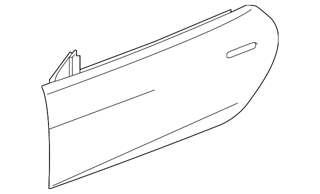 T2R21068 Деталь DOOR SHELL, RIGHT