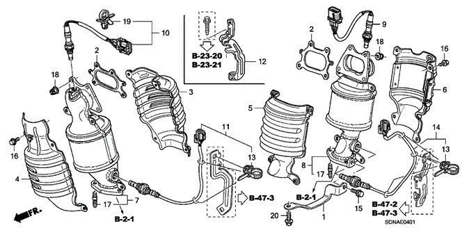 Engine/Converter (V6) for 2007 Honda ACCORD COUPE #1