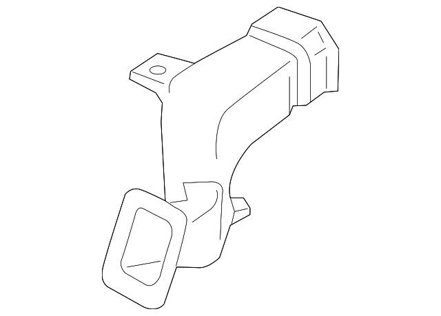 DS7Z-19E630-D Деталь VENT DUCT, LEFT