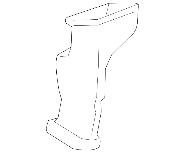 DS7Z-18C420-D Деталь CENTER DUCT, LEFT