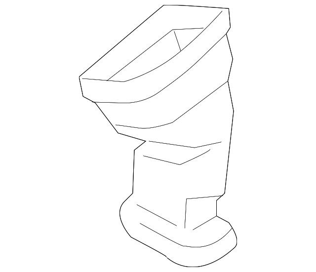 DS7Z-18C420-C Деталь CENTER DUCT, RIGHT