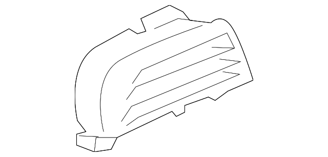 DS7Z-19893-BA Деталь LOUVER, RIGHT