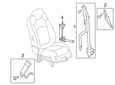 Outlook FRONT SEAT BELTS