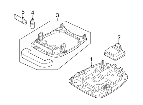 XK OVERHEAD CONSOLE 2