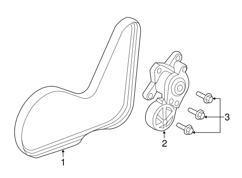 Police Interceptor Sedan BELTS & PULLEYS