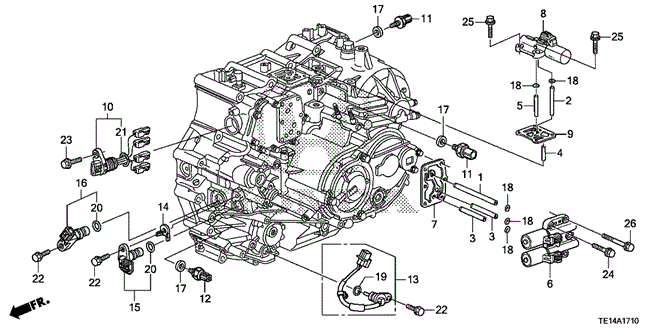 TRANSMISSION - AUTOMATIC/AT SENSOR - SOLENOID (V6) for 2012 Honda ACCORD COUPE #1