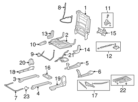 BODY/SECOND ROW SEATS for 2010 Toyota Sequoia #1