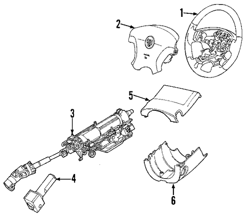 X-Type STEERING COLUMN