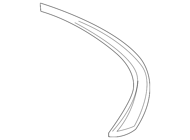 C2S42272 Деталь REAR MOLDING, RIGHT