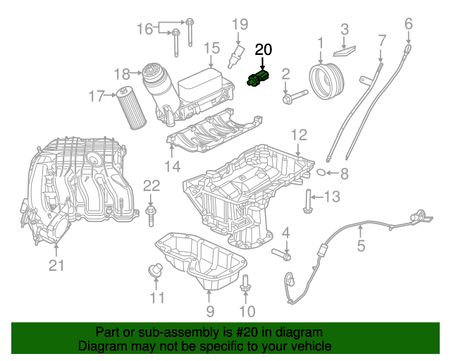 Mopar Oil Pressure Sending Unit 2014 Ram ProMaster 1500 5149062AB Genuine Mopar Parts For