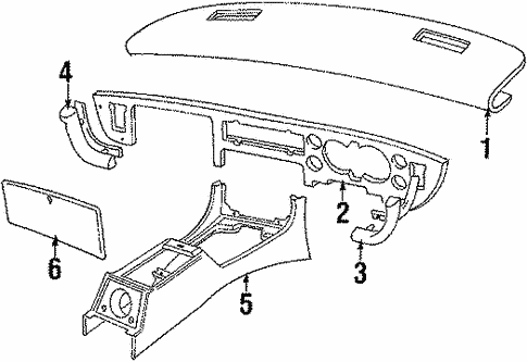 Instrument Panel for 1985 Jaguar Vanden Plas #0