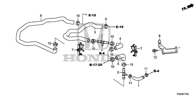 Water Hose for 2012 Honda Civic #0