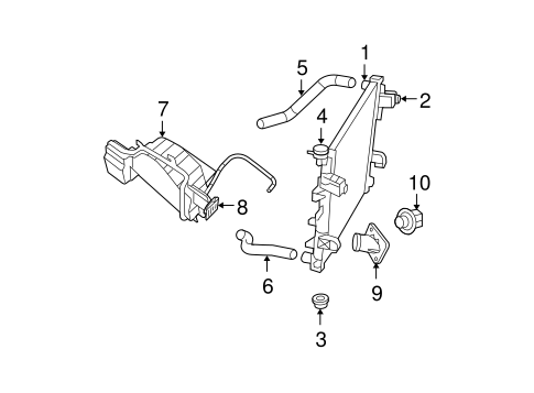 1500 RADIATOR & COMPONENTS