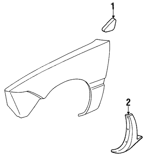 Cougar EXTERIOR TRIM - FENDER