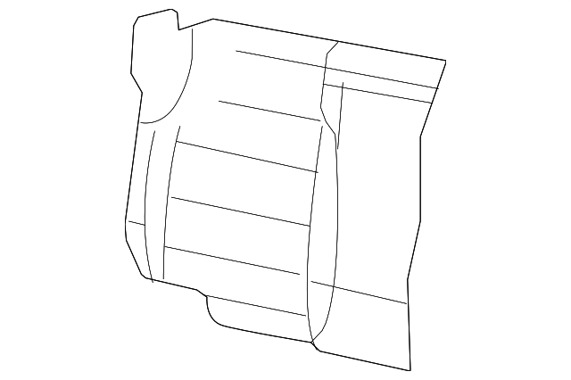 1FL301D5AA Деталь SEAT BACK COVER, RIGHT