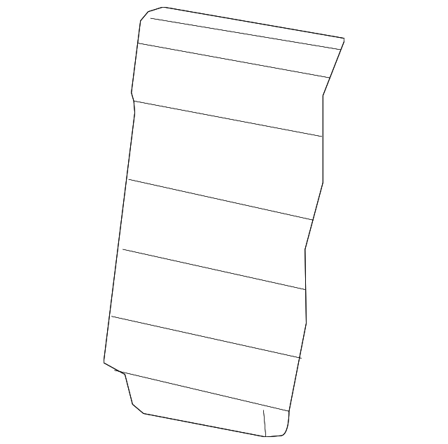 1FL291D5AA Деталь SEAT BACK COVER, LEFT