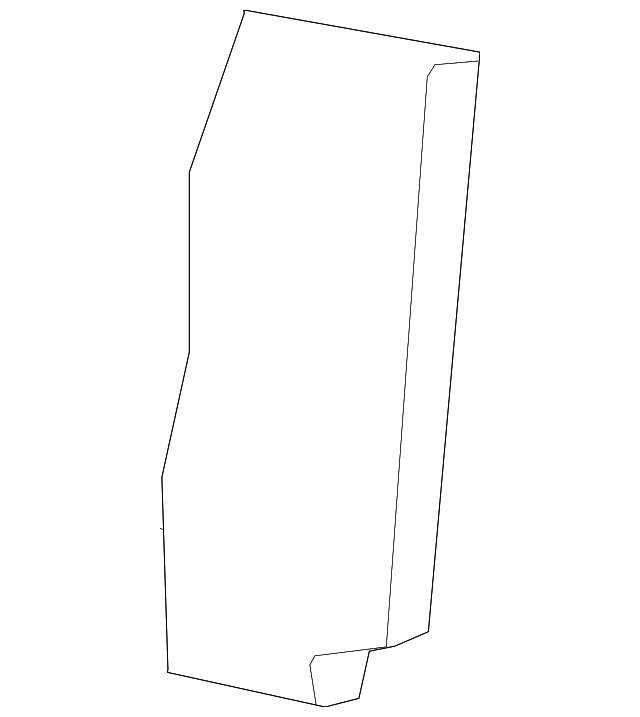 68003022AA Деталь SEAT BACK PAD, RIGHT