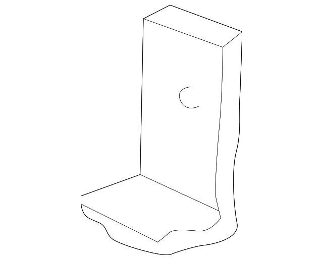 22595538 Деталь BUMPER COVER BRACKET, RIGHT
