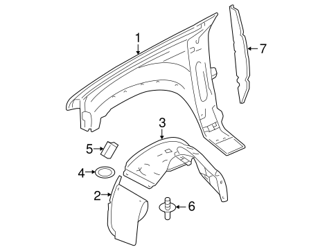 Fender & Components for 2009 Ford Explorer #0